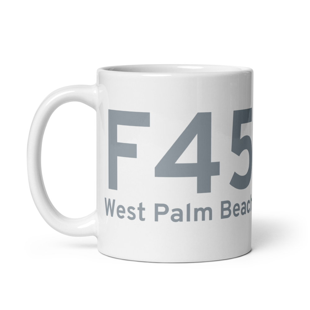 West Palm Beach (KF45) Airport Mug 
