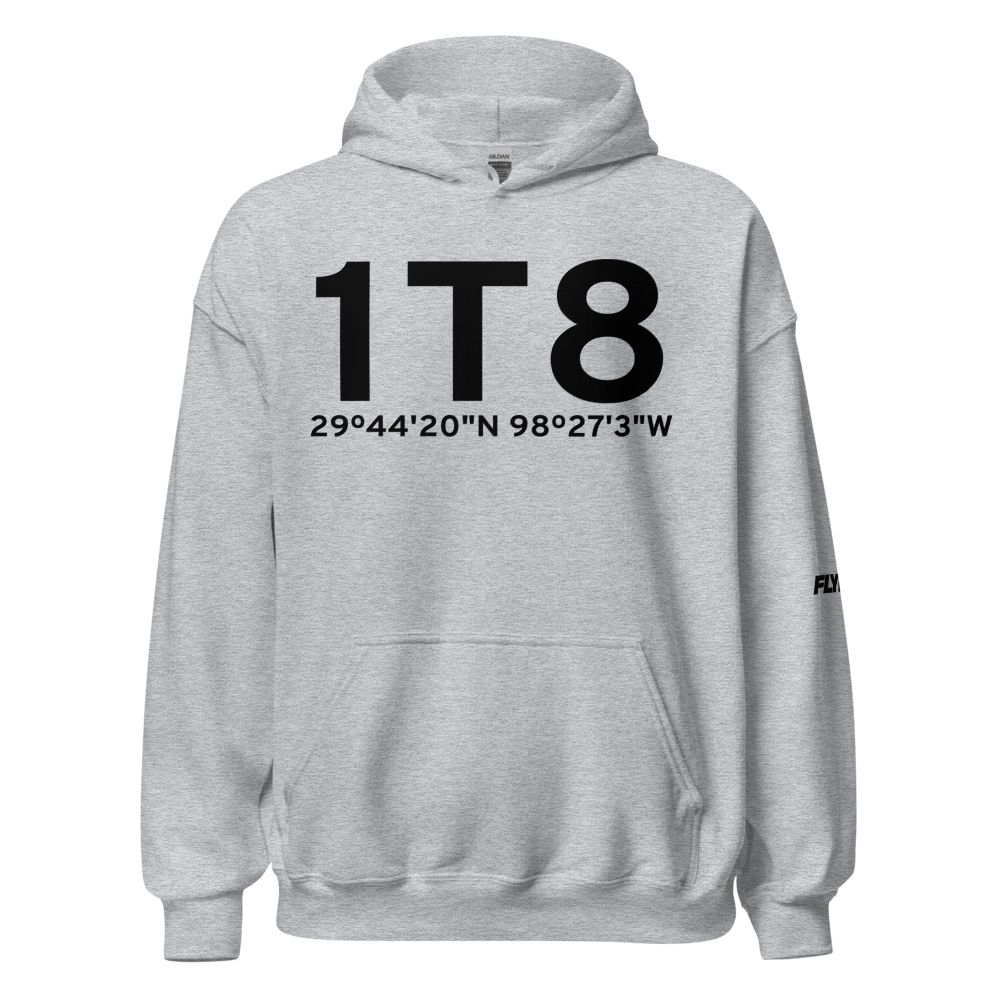 San Antonio (1T8) Airport Hoodie Sweatshirt 