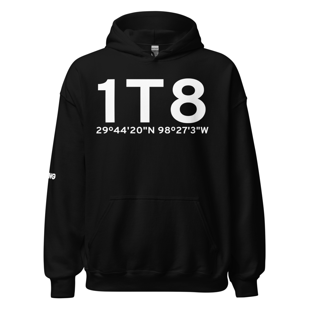 San Antonio (1T8) Airport Hoodie Sweatshirt 