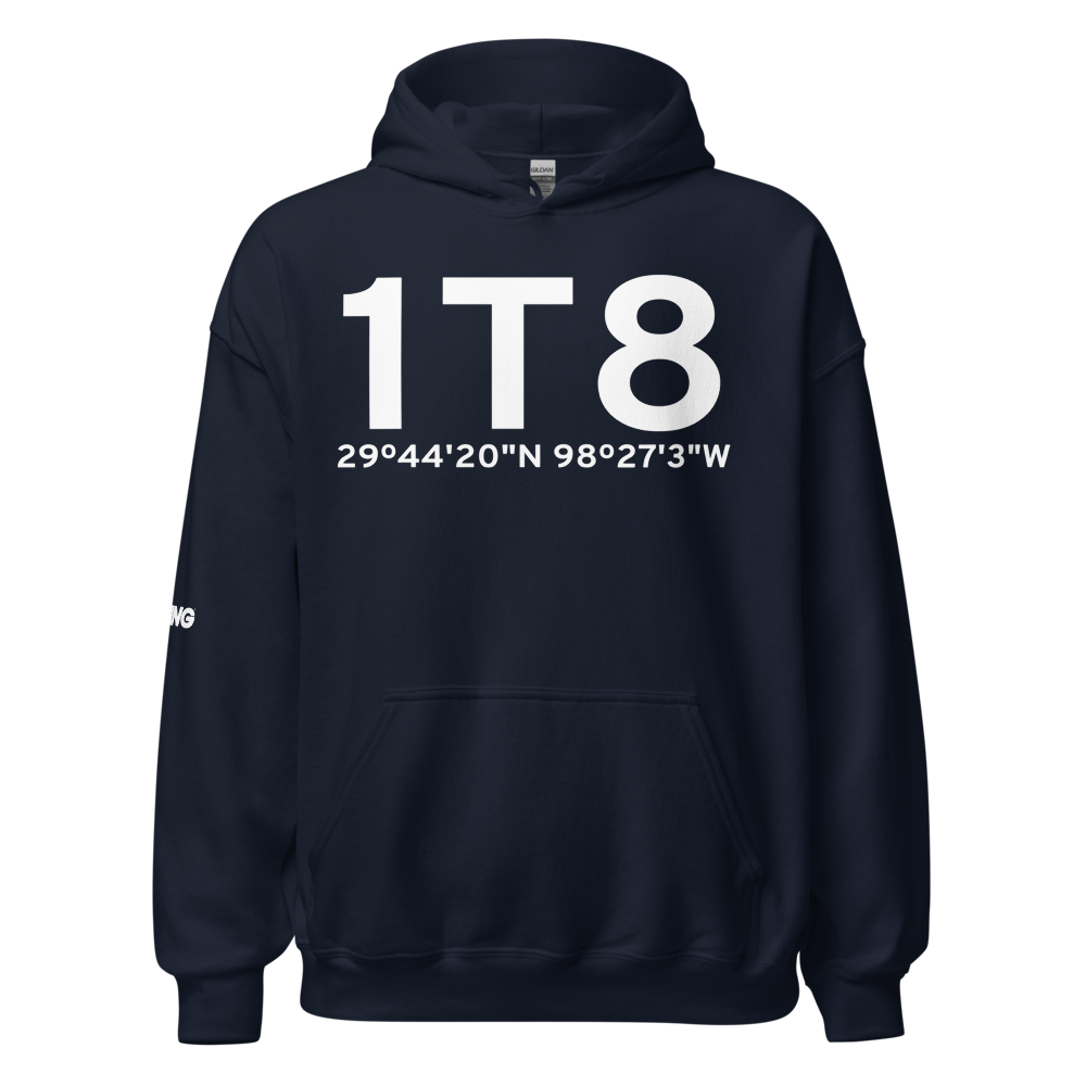 San Antonio (1T8) Airport Hoodie Sweatshirt 
