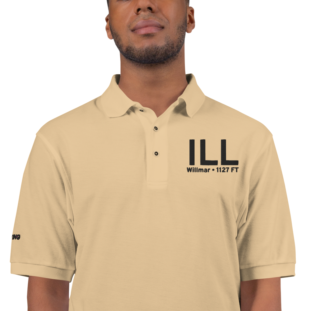 Willmar (KILL) Airport Port Authority Embroidered Polo Shirt 