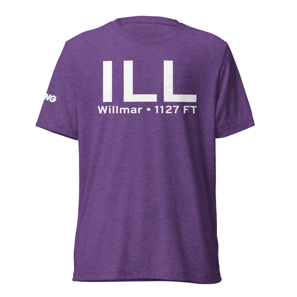 Willmar (KILL) Airport Tri-blend T-Shirt 