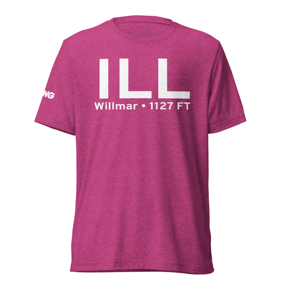 Willmar (KILL) Airport Tri-blend T-Shirt 