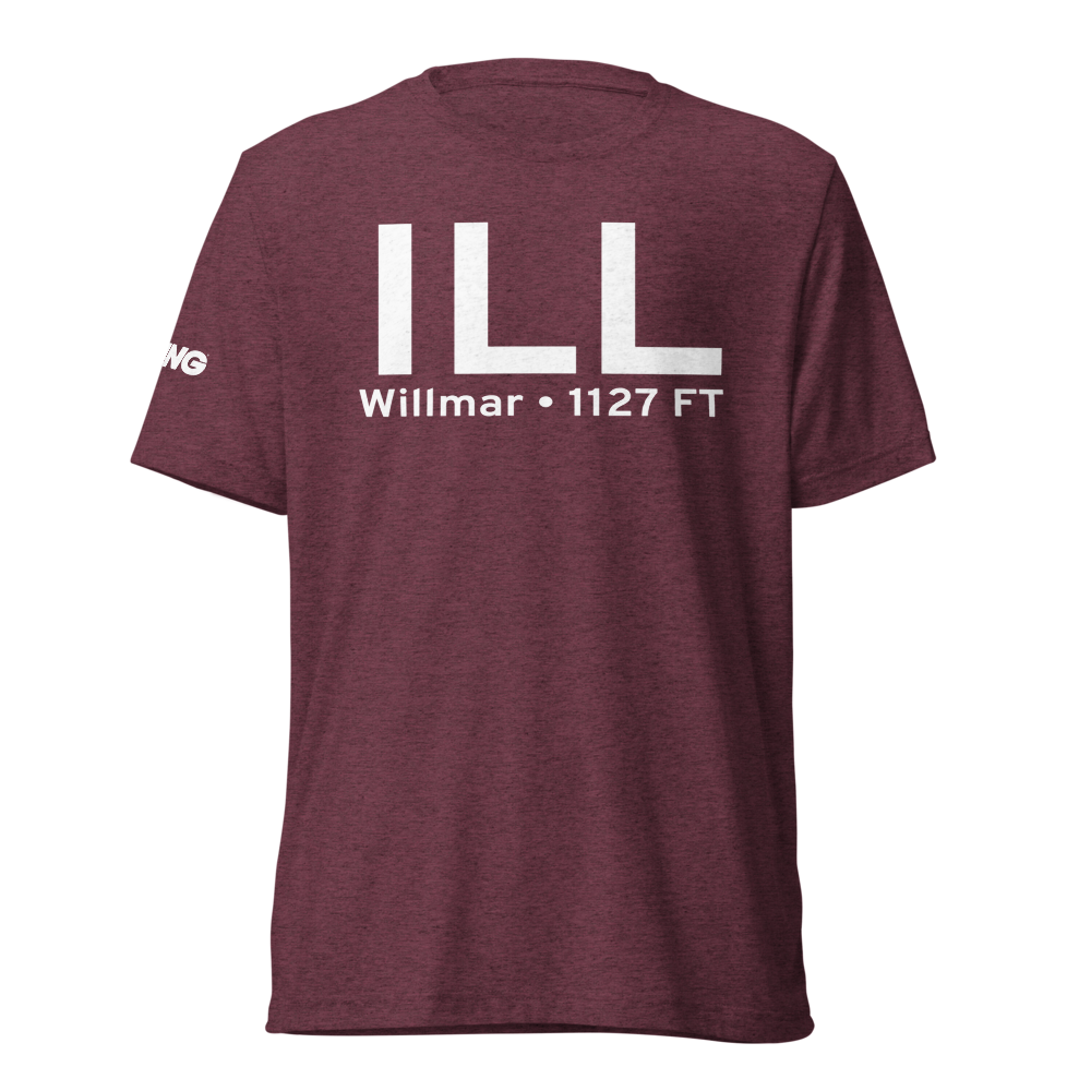 Willmar (KILL) Airport Tri-blend T-Shirt 