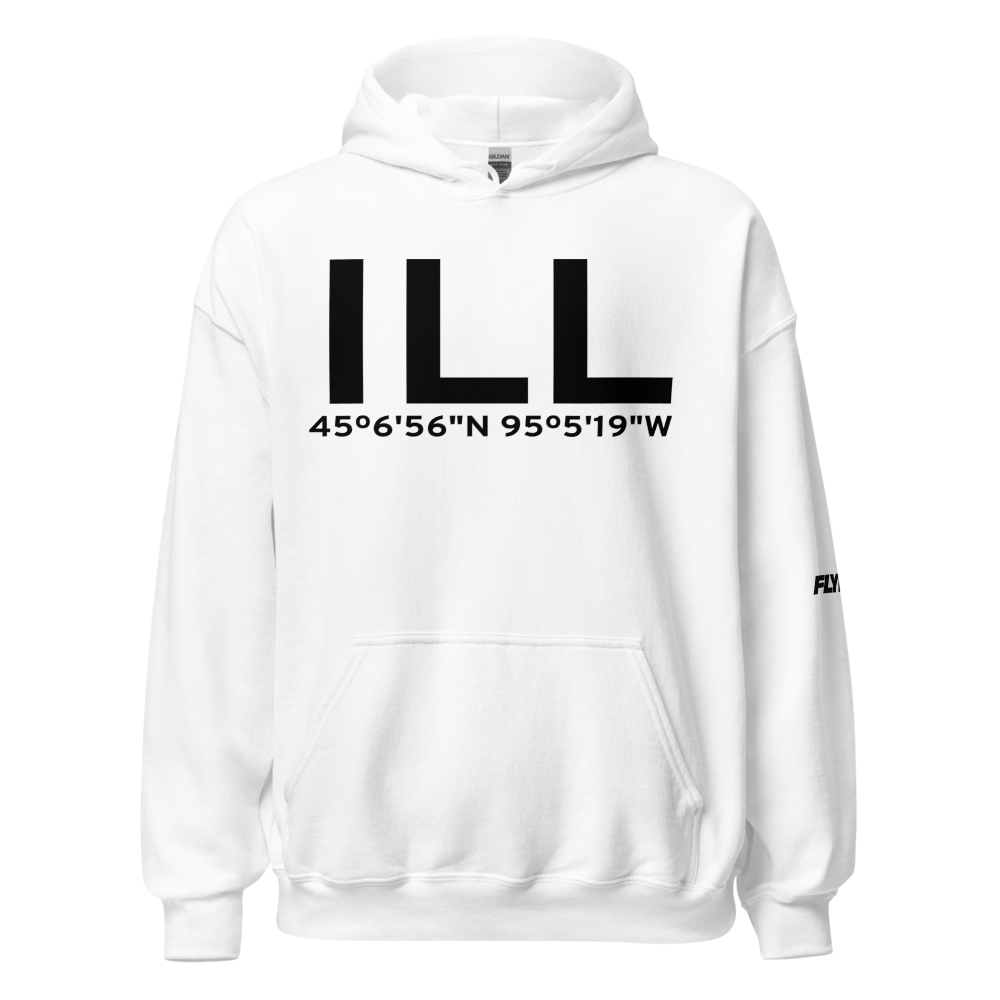 Willmar (KILL) Airport Hoodie Sweatshirt 