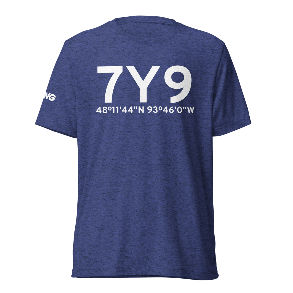 Big Falls (7Y9) Airport Tri-blend T-Shirt 