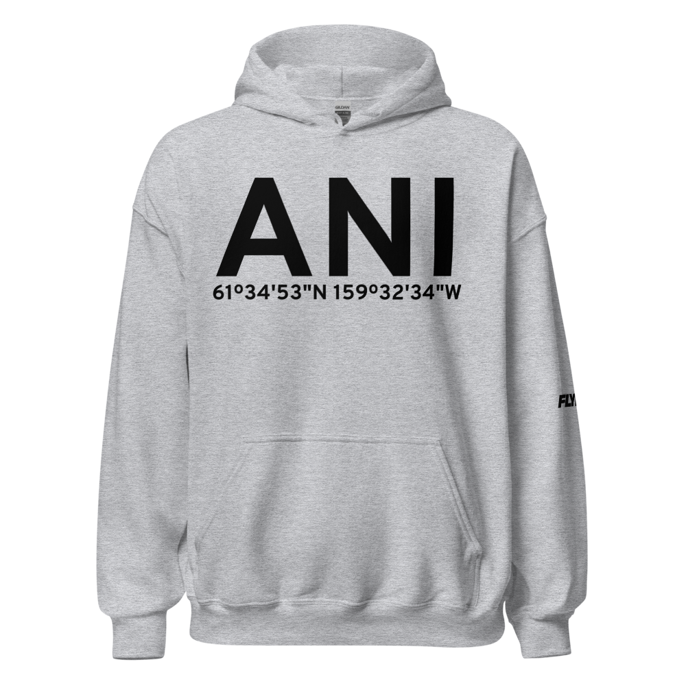 Aniak (PANI) Airport Hoodie Sweatshirt 