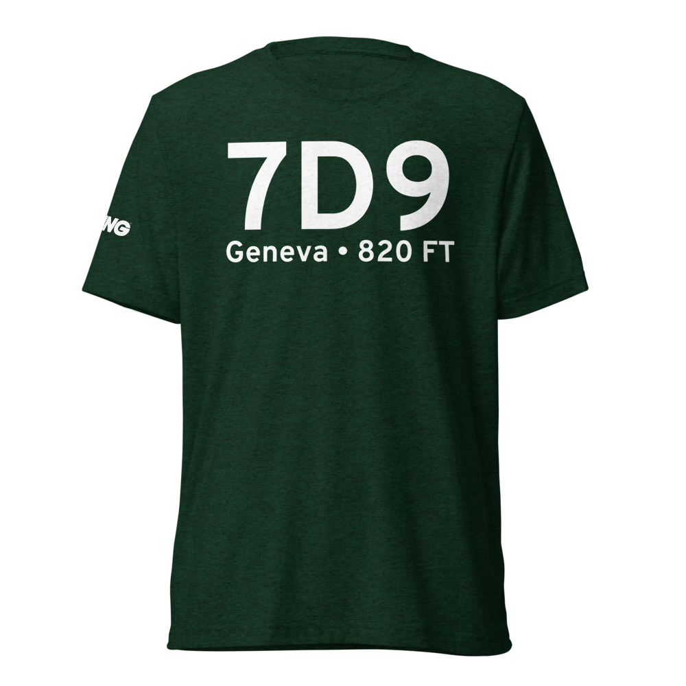 Geneva (K7D9) Airport Tri-blend T-Shirt 