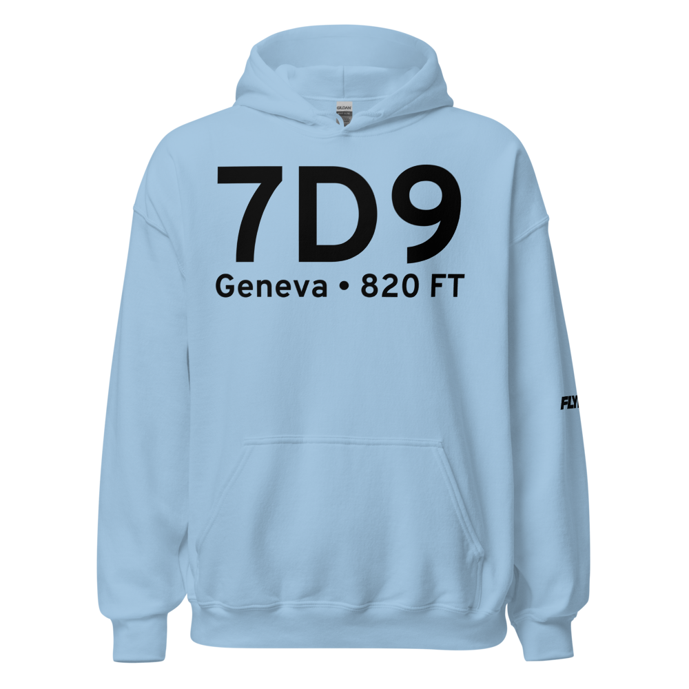 Geneva (K7D9) Airport Hoodie Sweatshirt 