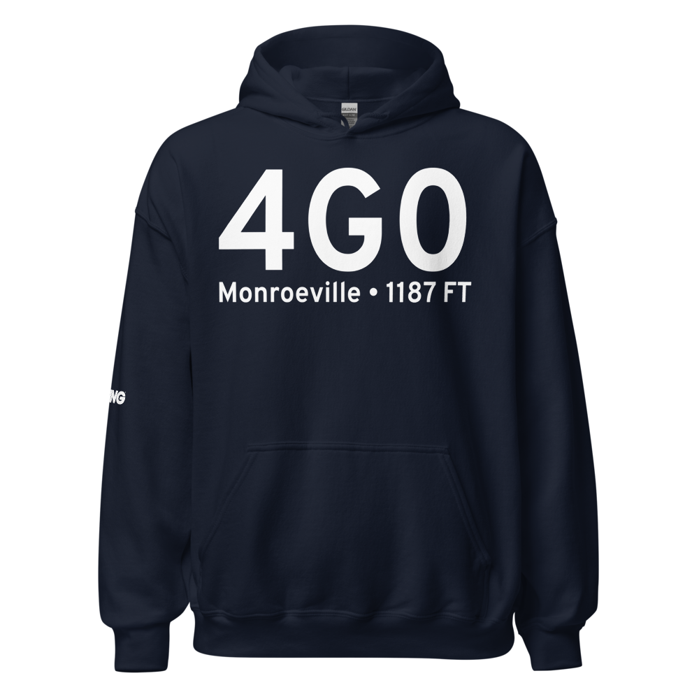 Monroeville (4G0) Airport Hoodie Sweatshirt 