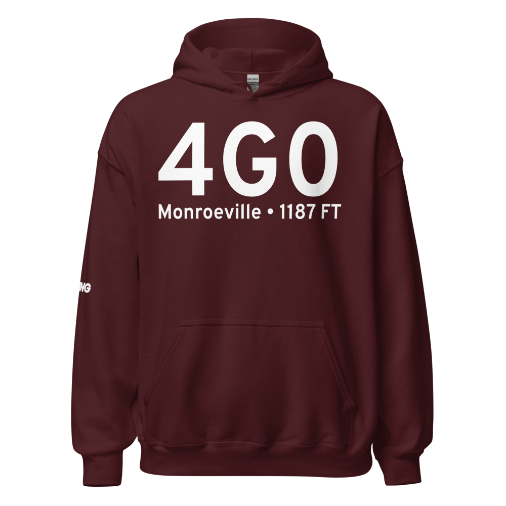 Monroeville (4G0) Airport Hoodie Sweatshirt 