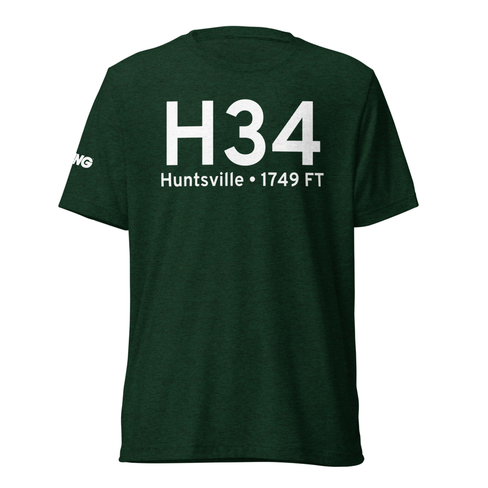 Huntsville (KH34) Airport Tri-blend T-Shirt 