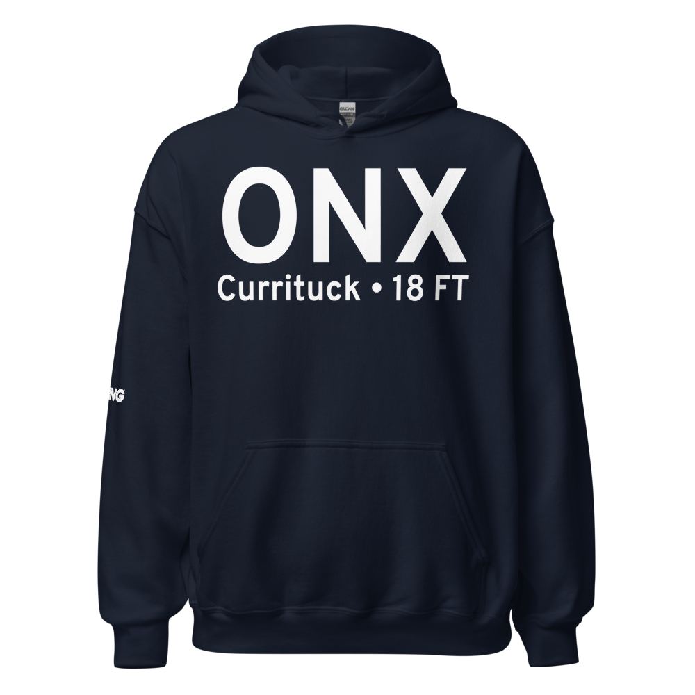 Currituck (KONX) Airport Hoodie Sweatshirt 