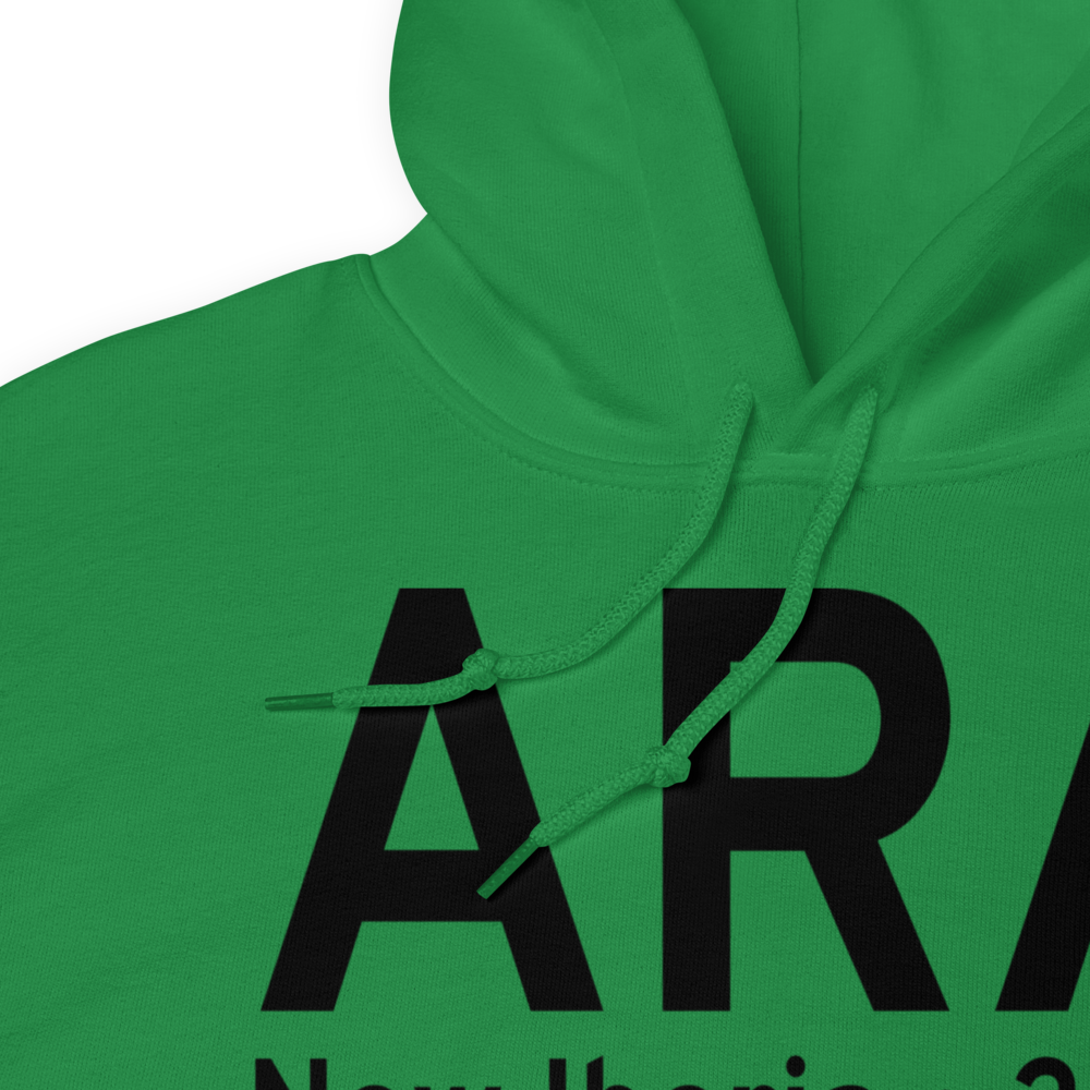 New Iberia (KARA) Airport Hoodie Sweatshirt 