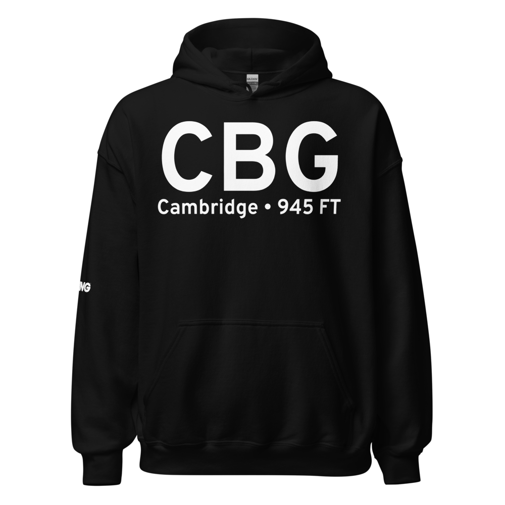 Cambridge (KCBG) Airport Hoodie Sweatshirt 