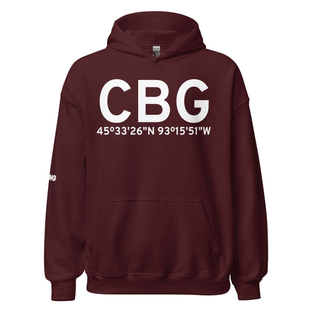 Cambridge (KCBG) Airport Hoodie Sweatshirt 
