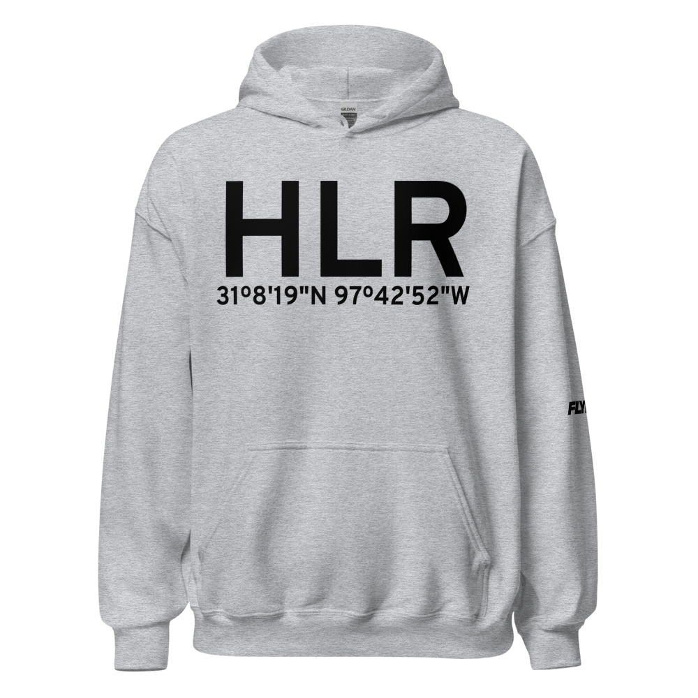 Fort Hood(Killeen) (KHLR) Airport Hoodie Sweatshirt 