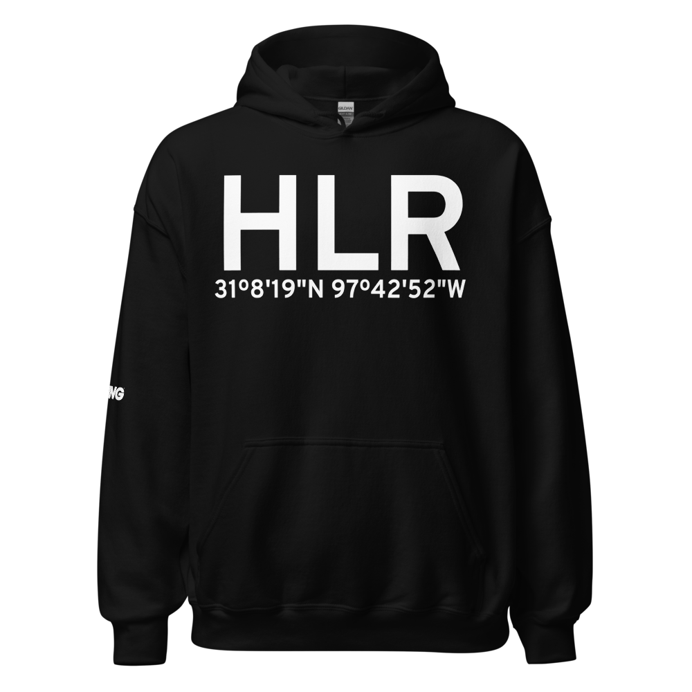 Fort Hood(Killeen) (KHLR) Airport Hoodie Sweatshirt 