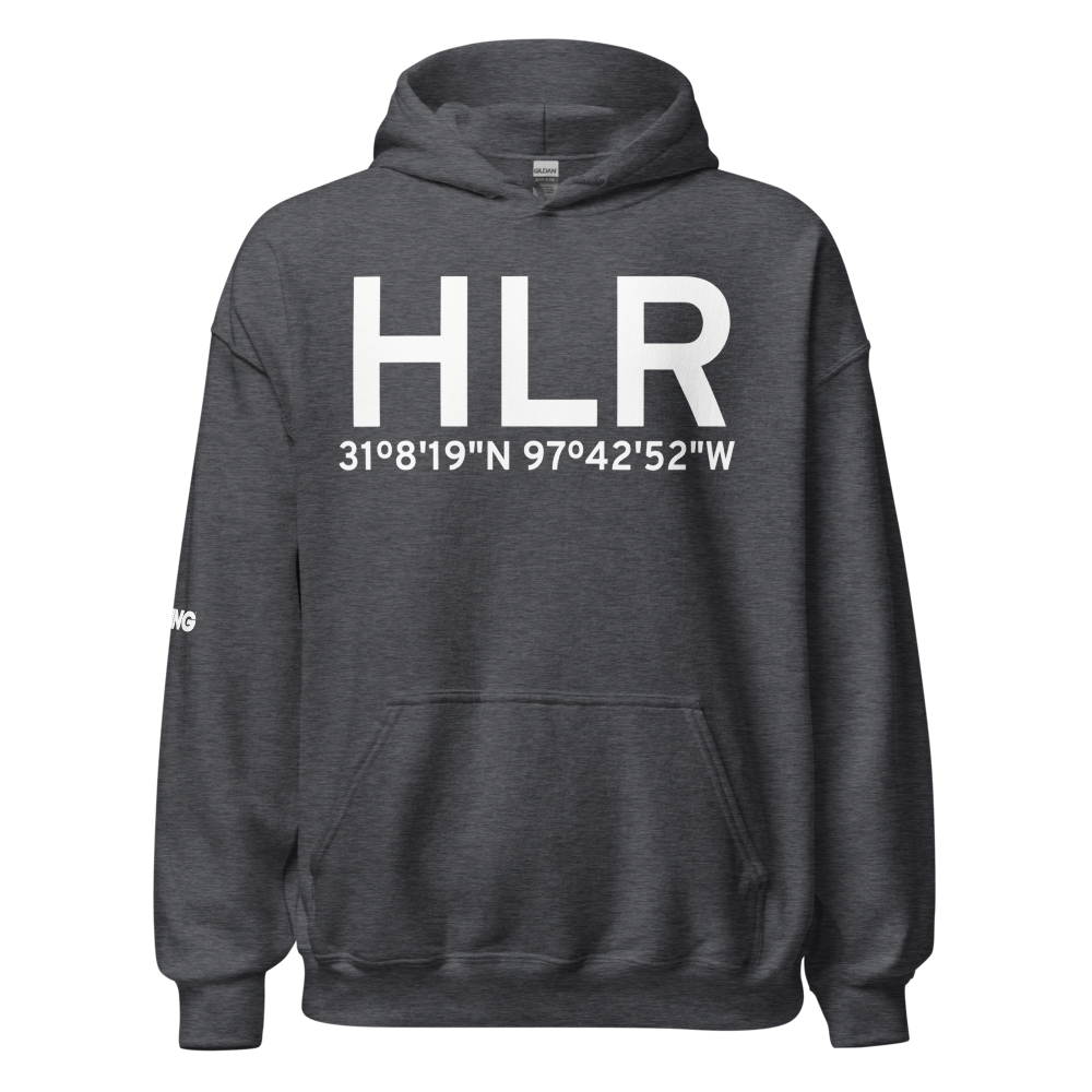 Fort Hood(Killeen) (KHLR) Airport Hoodie Sweatshirt 