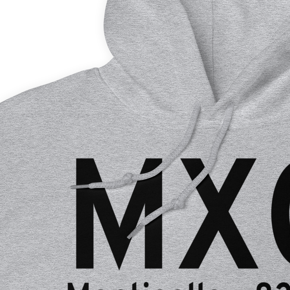Monticello (KMXO) Airport Hoodie Sweatshirt 