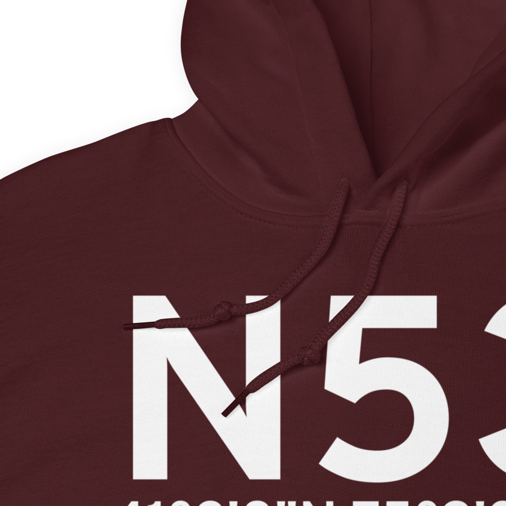 East Stroudsburg (KN53) Airport Hoodie Sweatshirt 