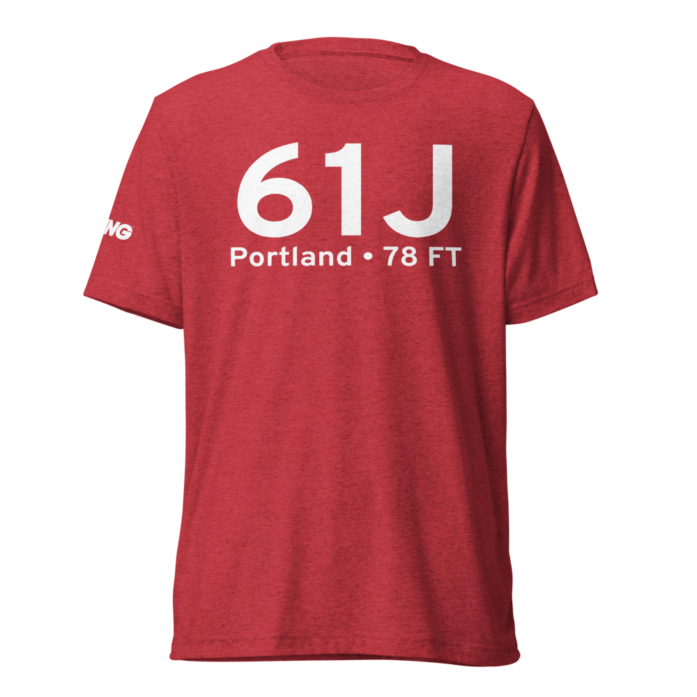 Portland (61J) Airport Tri-blend T-Shirt 