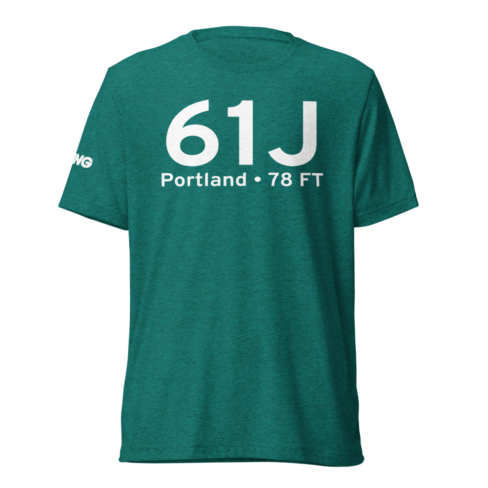 Portland (61J) Airport Tri-blend T-Shirt 