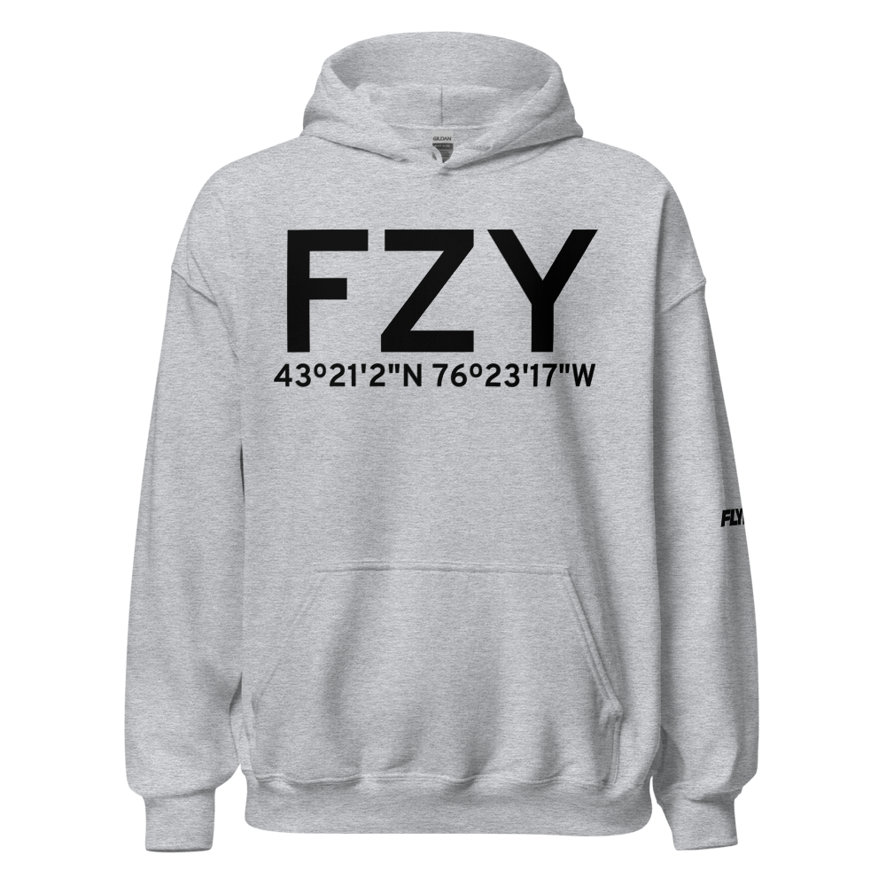 Fulton (KFZY) Airport Hoodie Sweatshirt 