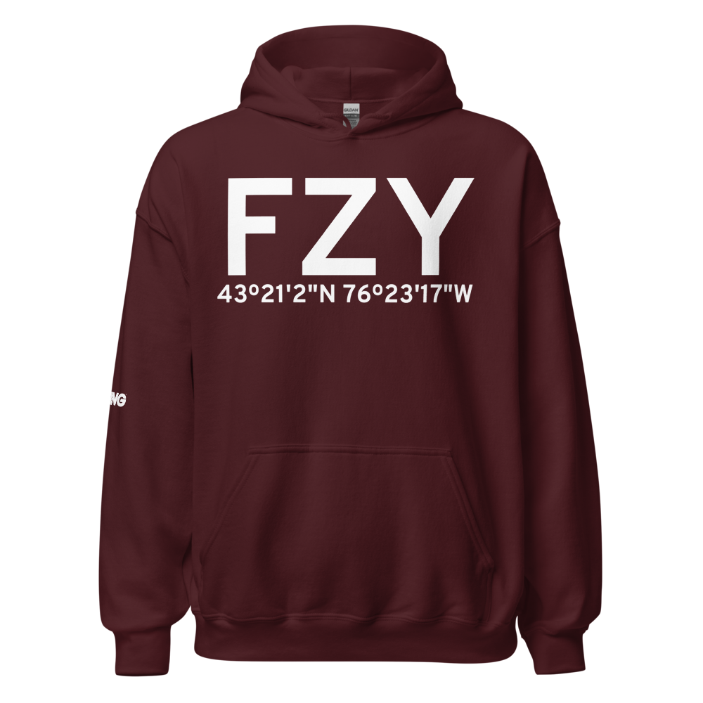 Fulton (KFZY) Airport Hoodie Sweatshirt 
