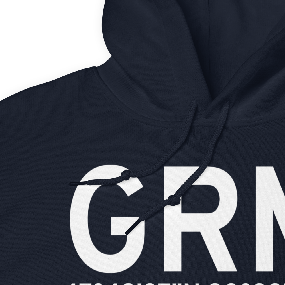 Grand Marias (KGRM) Airport Hoodie Sweatshirt 