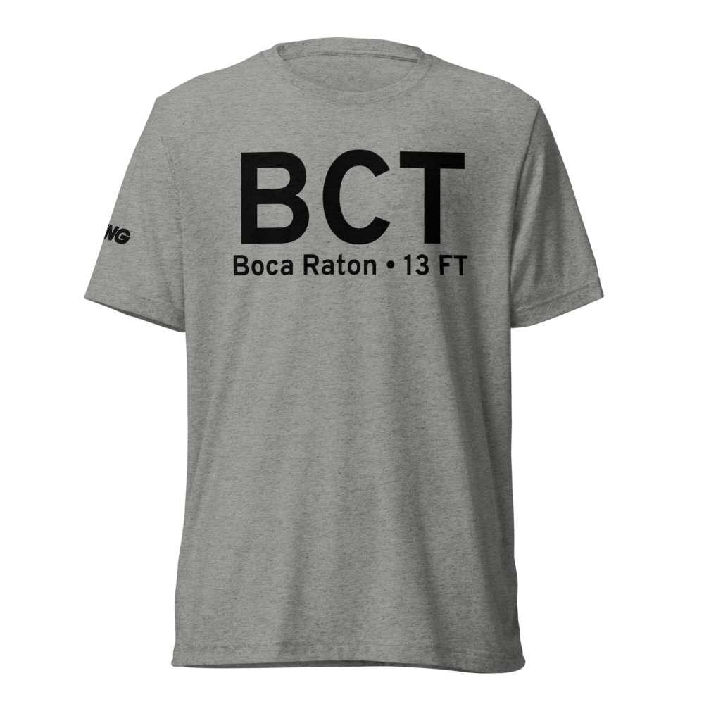 Boca Raton (KBCT) Airport Tri-blend T-Shirt 