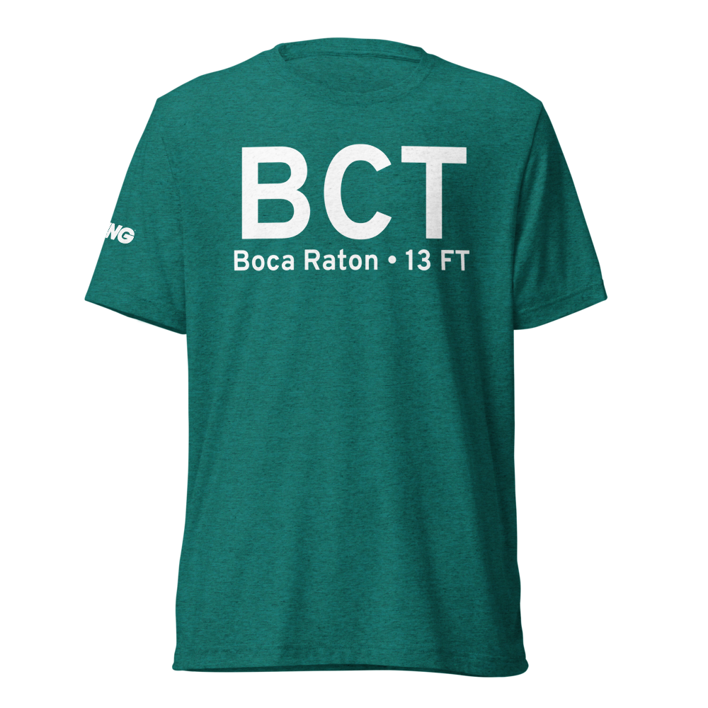 Boca Raton (KBCT) Airport Tri-blend T-Shirt 