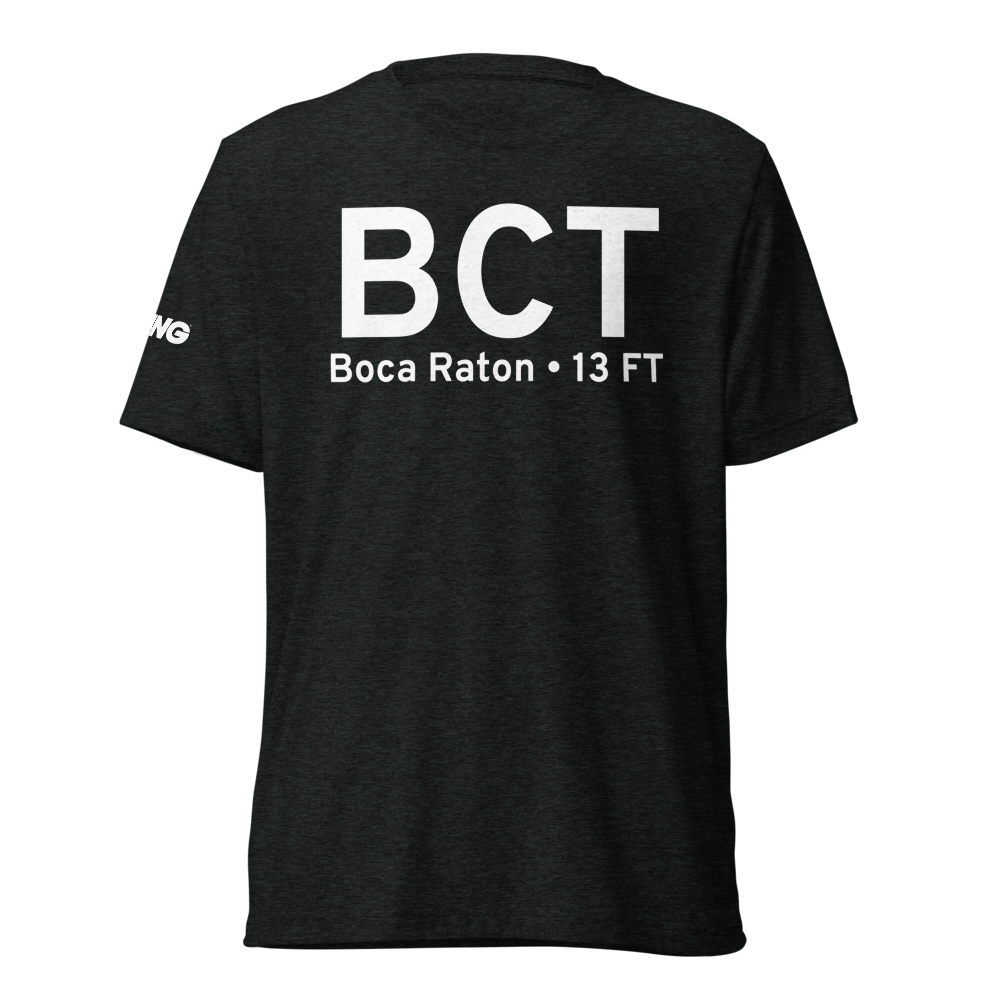 Boca Raton (KBCT) Airport Tri-blend T-Shirt 
