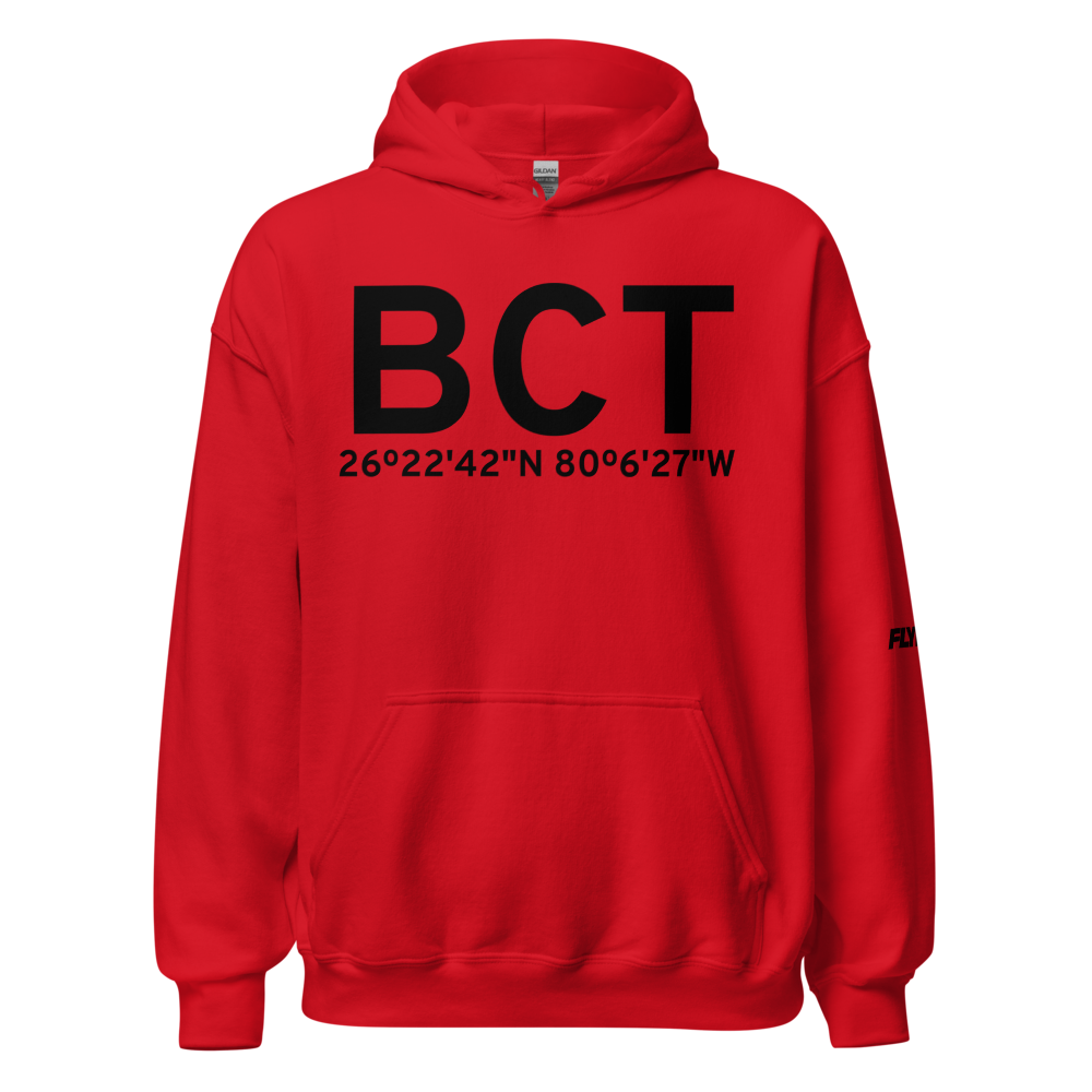 Boca Raton (KBCT) Airport Hoodie Sweatshirt 