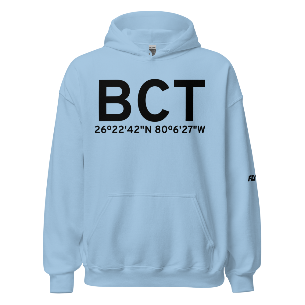 Boca Raton (KBCT) Airport Hoodie Sweatshirt 