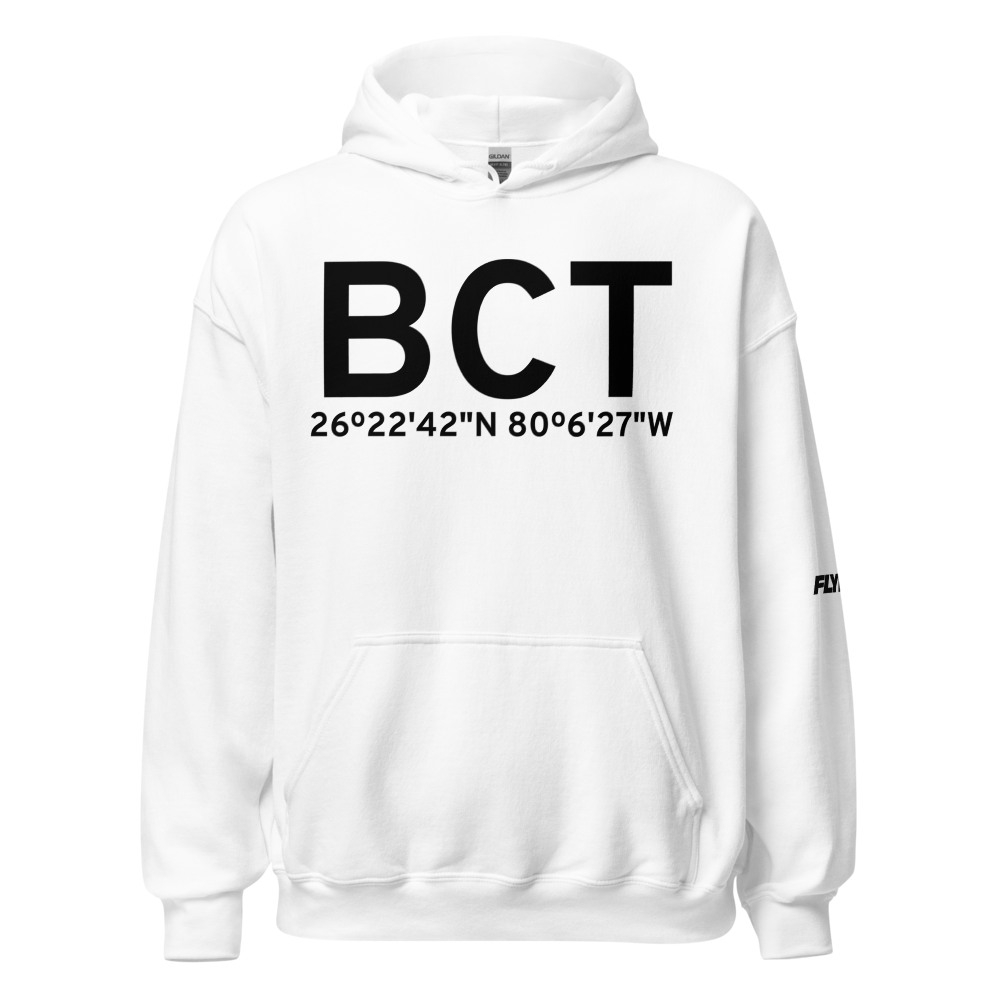 Boca Raton (KBCT) Airport Hoodie Sweatshirt 