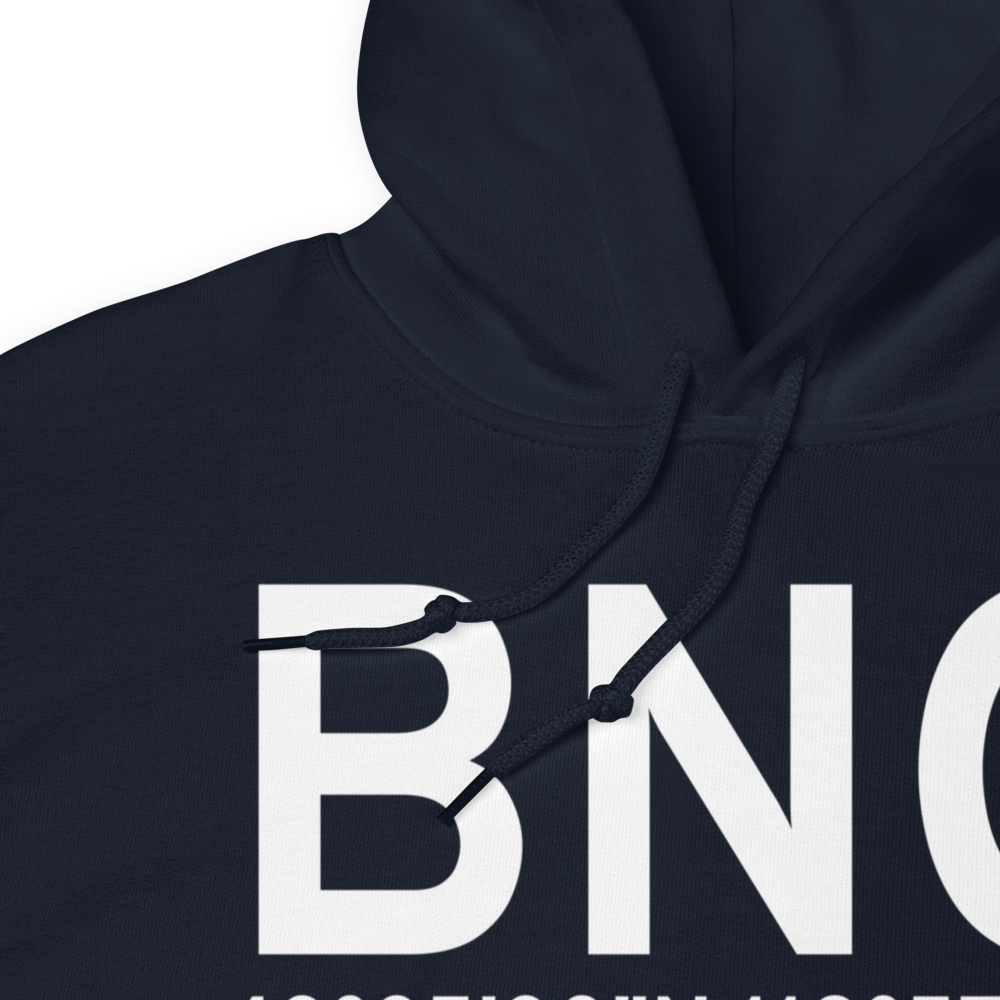 Burns (KBNO) Airport Hoodie Sweatshirt 