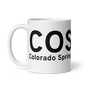 Colorado Springs (KCOS) Airport Mug