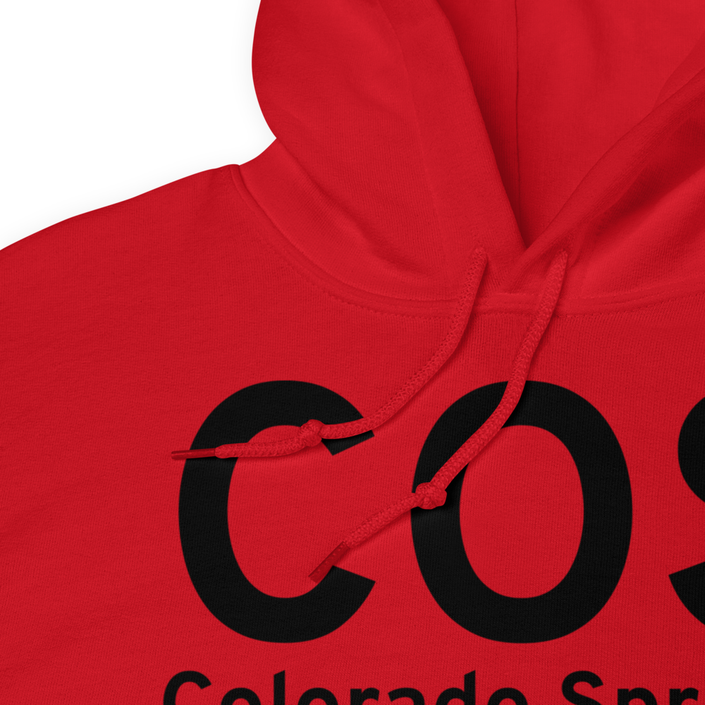 Colorado Springs (KCOS) Airport Hoodie Sweatshirt 