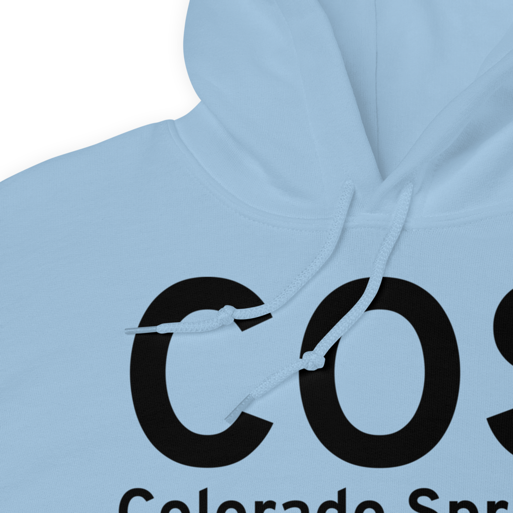 Colorado Springs (KCOS) Airport Hoodie Sweatshirt 