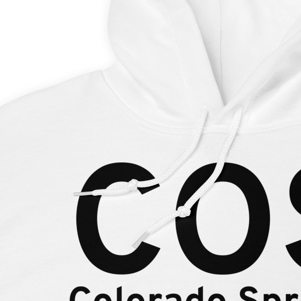 Colorado Springs (KCOS) Airport Hoodie Sweatshirt 