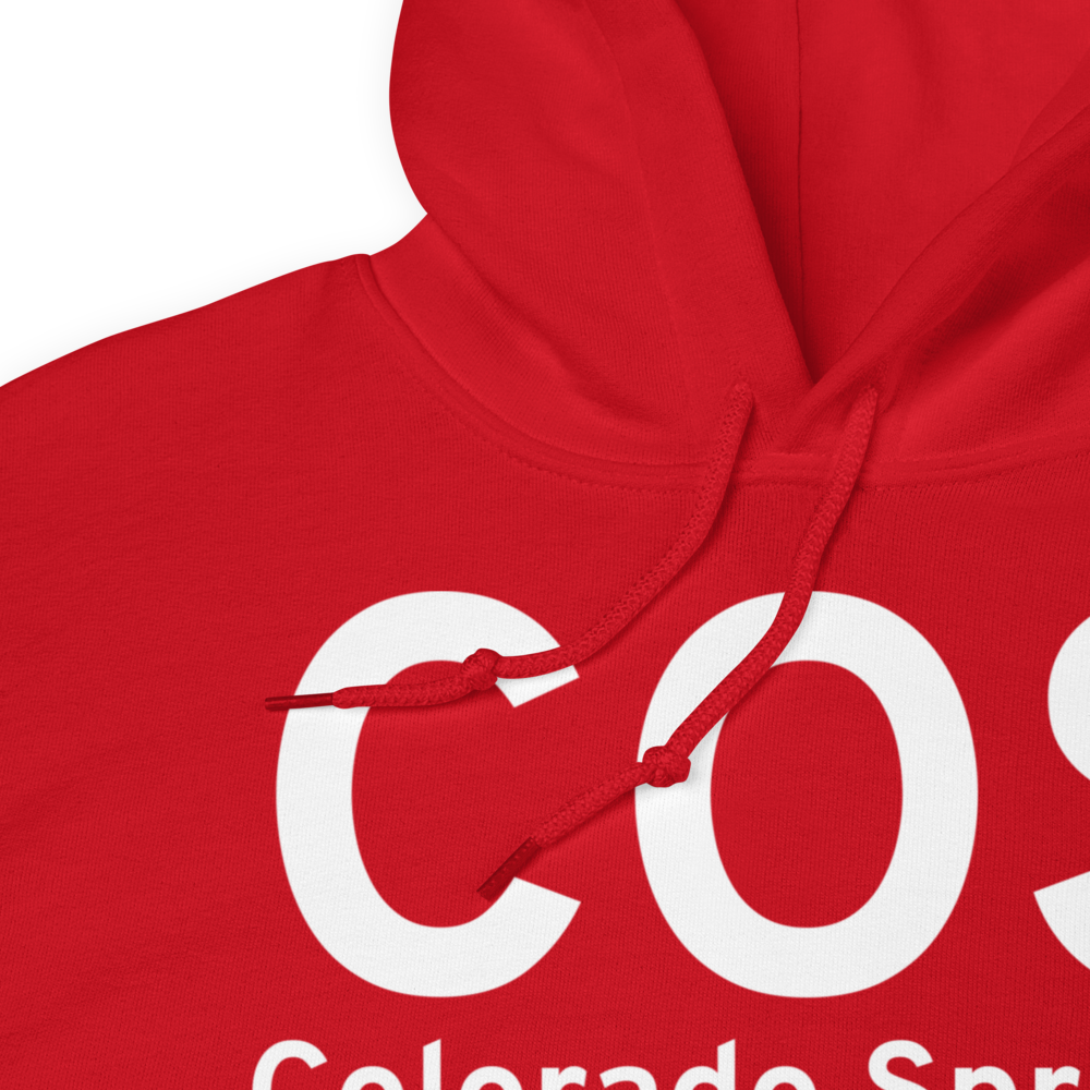 Colorado Springs (KCOS) Airport Hoodie Sweatshirt 