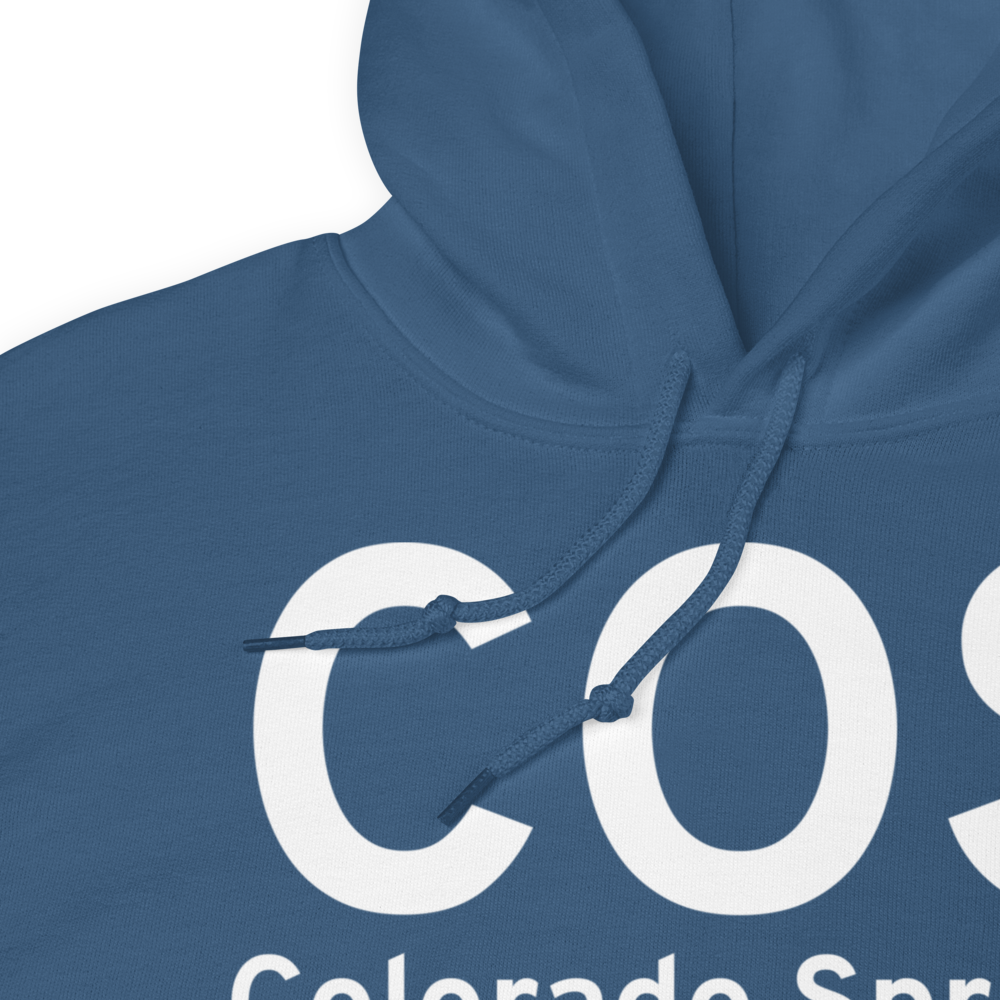 Colorado Springs (KCOS) Airport Hoodie Sweatshirt 