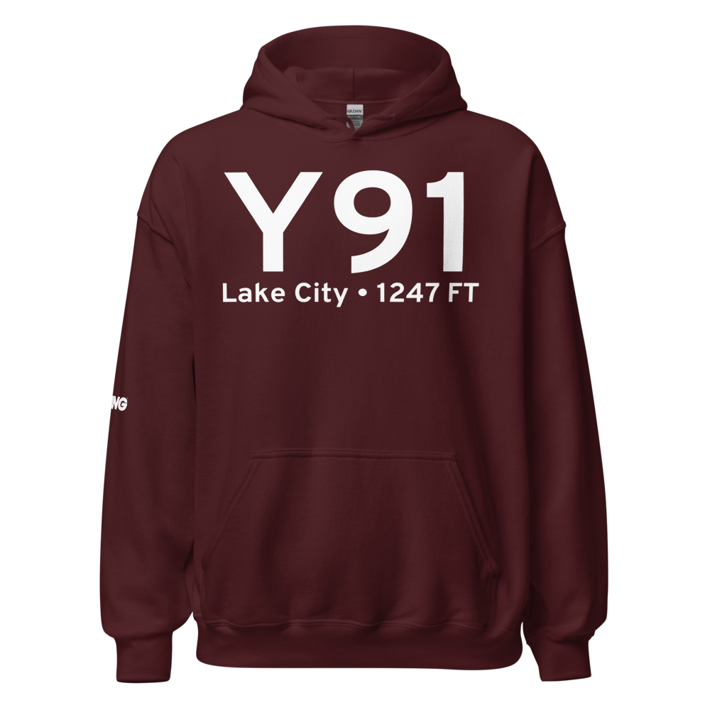 Lake City (Y91) Airport Hoodie Sweatshirt 
