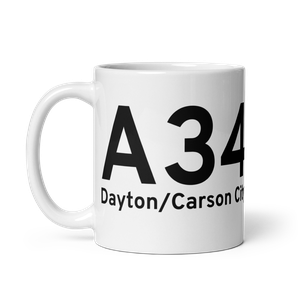 Dayton/Carson City (KA34) Airport Mug
