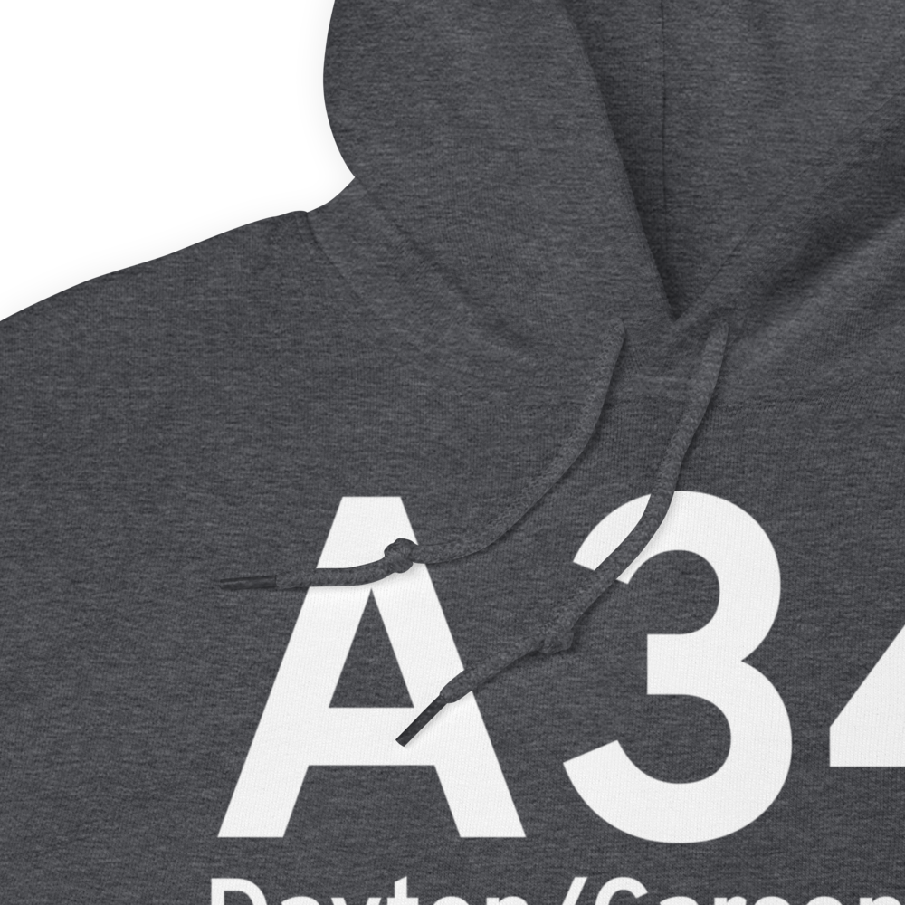 Dayton/Carson City (KA34) Airport Hoodie Sweatshirt 