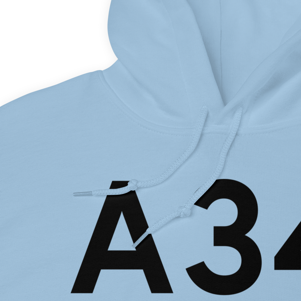 Dayton/Carson City (KA34) Airport Hoodie Sweatshirt 
