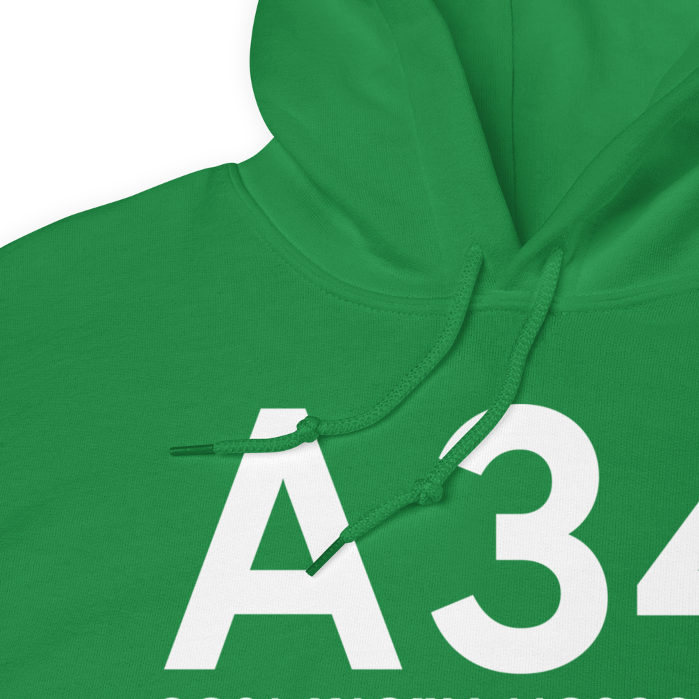 Dayton/Carson City (KA34) Airport Hoodie Sweatshirt 
