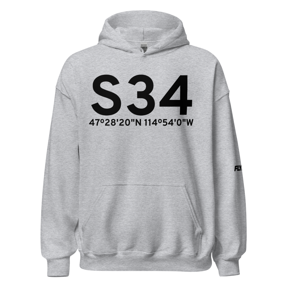 Plains (KS34) Airport Hoodie Sweatshirt 