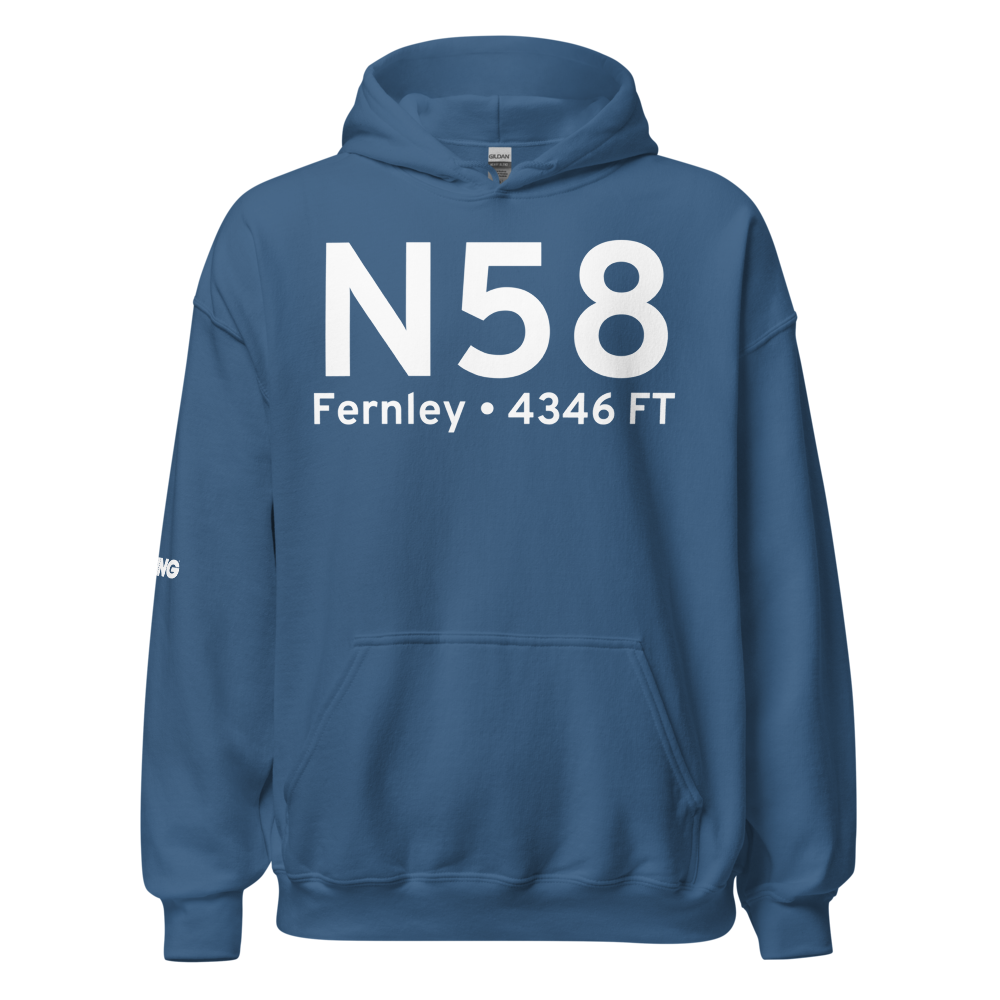 Fernley (KN58) Airport Hoodie Sweatshirt 